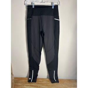 Smartwool Intraknit Merino Wool Winter Run Leggings Black SW002815 Womens Small